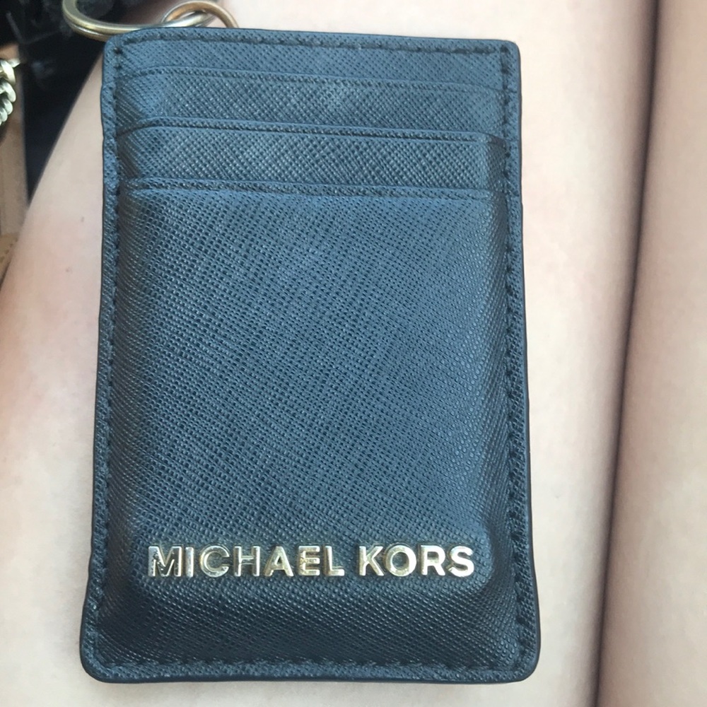 michael kors wallet for lanyard